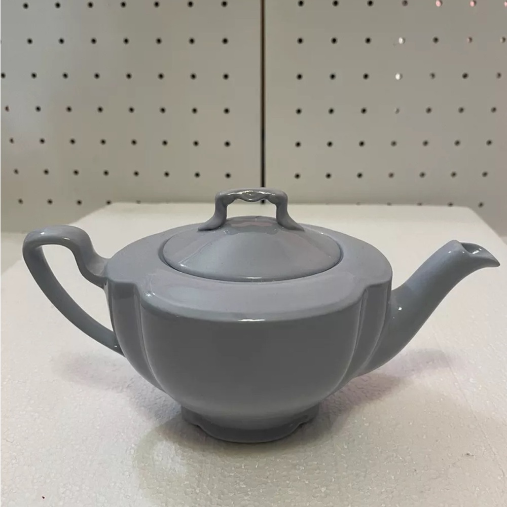 Johnson Bros Greydawn Blue Teapot 1950’s Vintage 80.00
